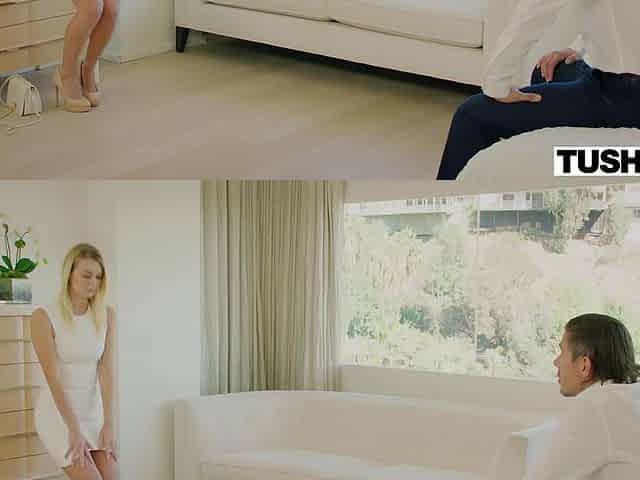 Sexy Busty Blonde Babe Natalia Starr Impales Her Butthole On Mick Blue's BWC After Sucking It Deep