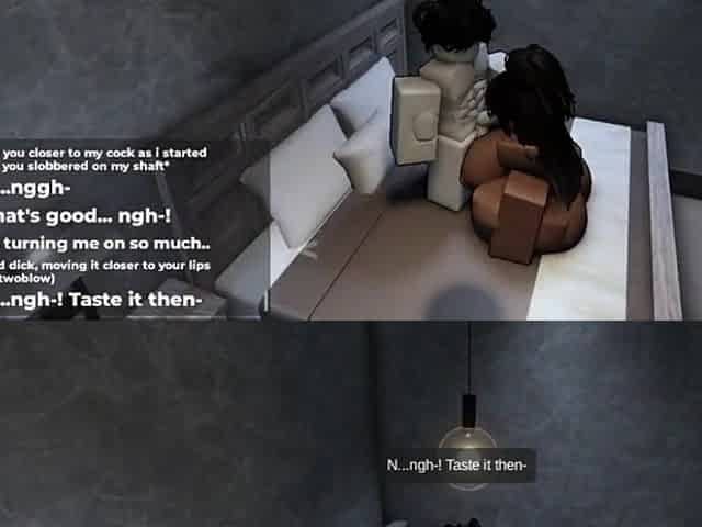 [ROBLOX] Thick black makes me play with her massive melons