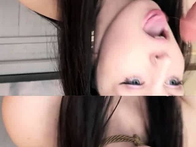 Kinky moist taco brunette anal toy play during masturbating