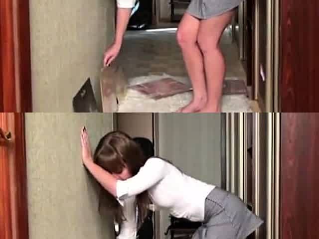 Young Carrie toying