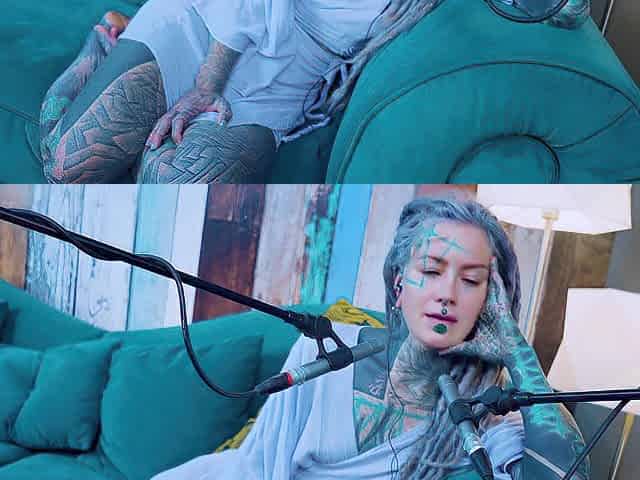 Anuskatzz tattoo model ASMR L - LOVE podcast talking