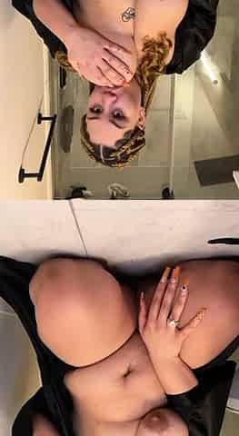 Great Big Boobs On Masturbating Redhead