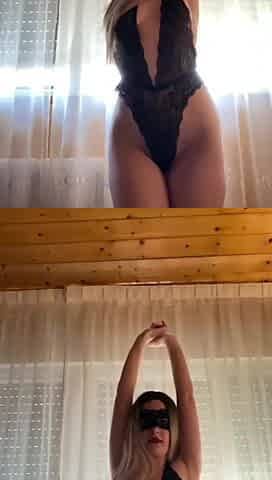 Hawt golden-haired gives filthy oral pleasure and takes facial