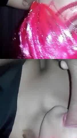 Hot maid sucking cocking and ending up in the tail