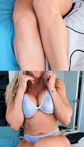 Blonde emo amateur solo masturbation