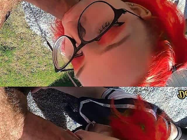 hotty in school uniform and glasses likes worthwhile anal-act of love in public
