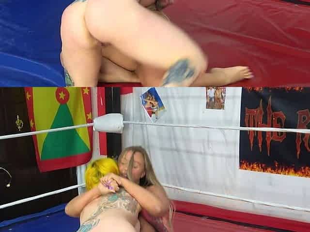 Rnw0075 Amber Fox Vs Beth Bennett Nude Wrestling Live July 24
