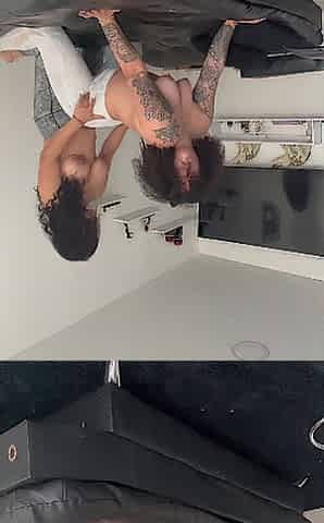 Leggins Fetish-lesbian babes dry humping on the sofa during the time that teasing of u