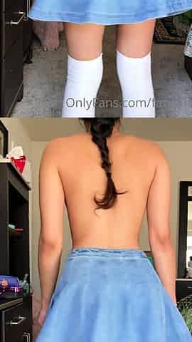 Cute curly brunette solo webcam masturbation