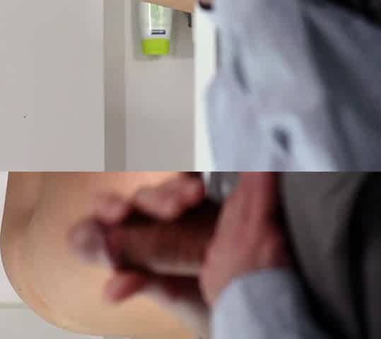 Busty voyeur whatching sub jerking off