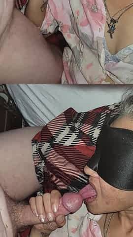 Sucking Cock, Blindfolded!