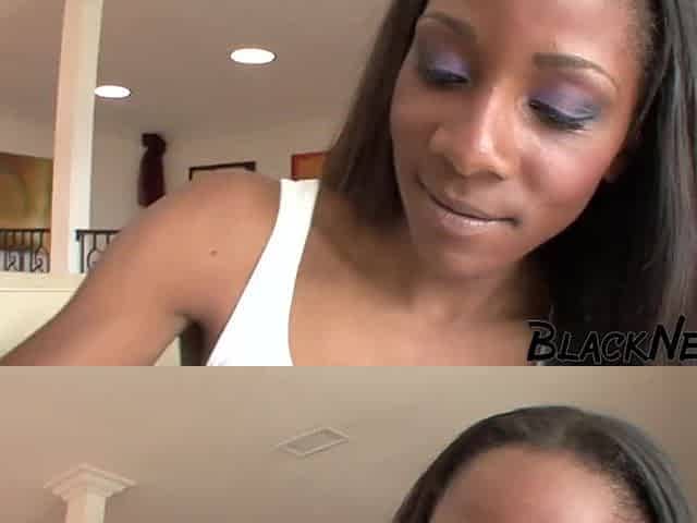 Ebony Amateur Is Screwing With A Large Ebony Shlong
