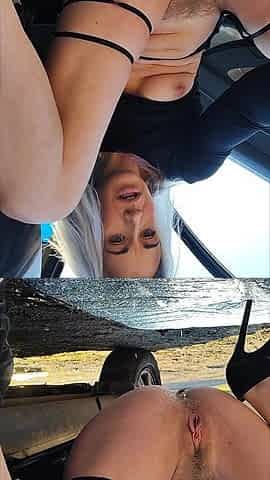 High Heels Squirt Car Outdoor