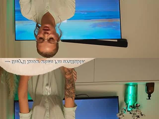 Hot skinny tattooed Blonde Masseuse POV fuck with a fat cock