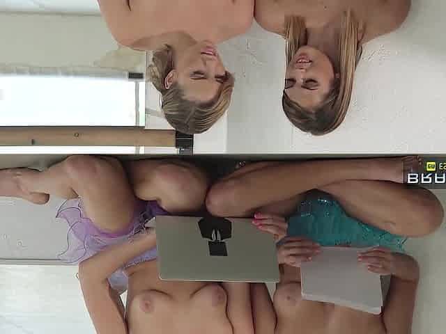 Brazzers - Fighting for Johnny Sins in a Yoga Session Turns to a Trio