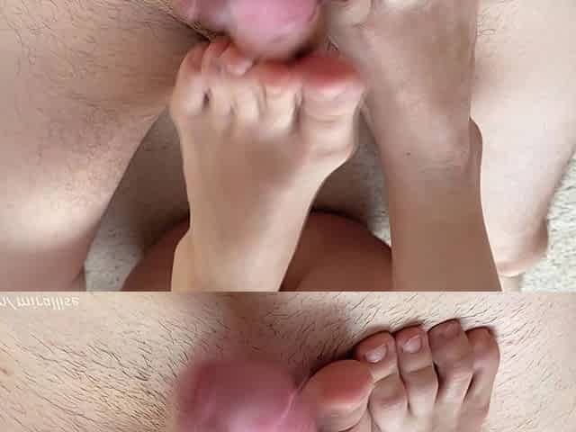 Her Toes and Heels Drive Me Crazy - Footjob Sex POV