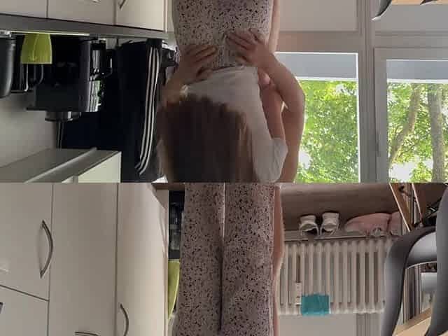 Roommate Bangs me hart in the Kitchen!