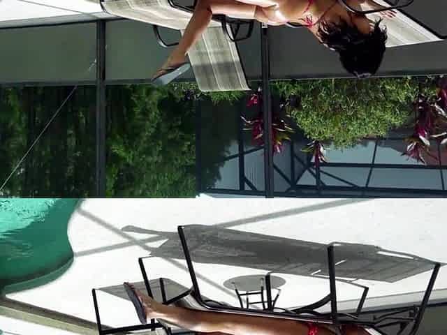 Hawt Helena Price Seduces Her Pervert Step Son by the Pool BBC
