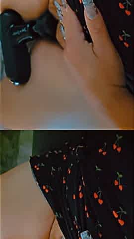 Slow cum before work with vibrating massage gun