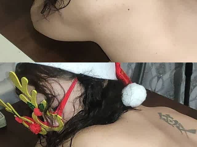 A Masked in Bedroom Blowjob