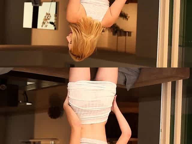 Hot Blonde Babe Solo Masturbation