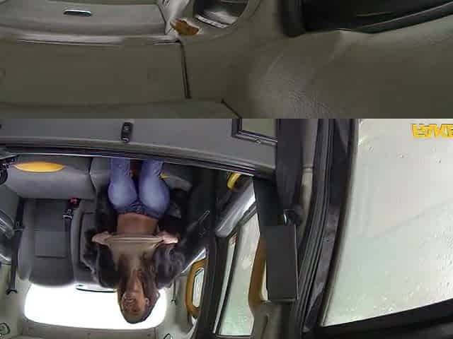 Hot and evenly Tanned French girl anal-act of love - Fake Taxi