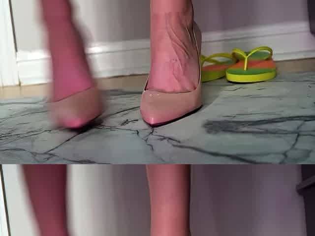 Imilia Audley - Cummy Shoes Compilation - Barefoot Only