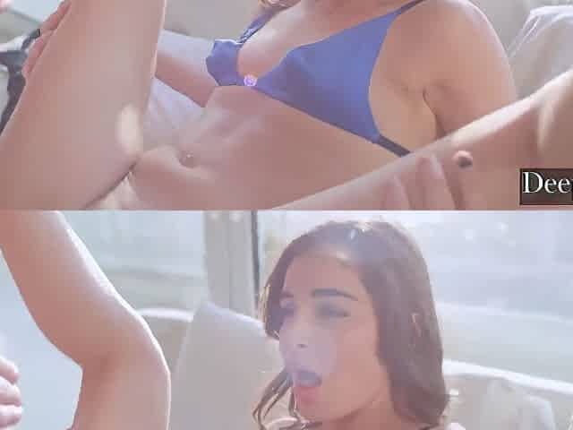 Ass Fucking Threesome With Horny Petite Brunette Emily Willis Emily Willis