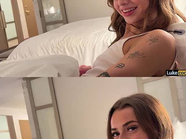 Sharing Daybed With Step Sis On Vacation - Nikki Nicole