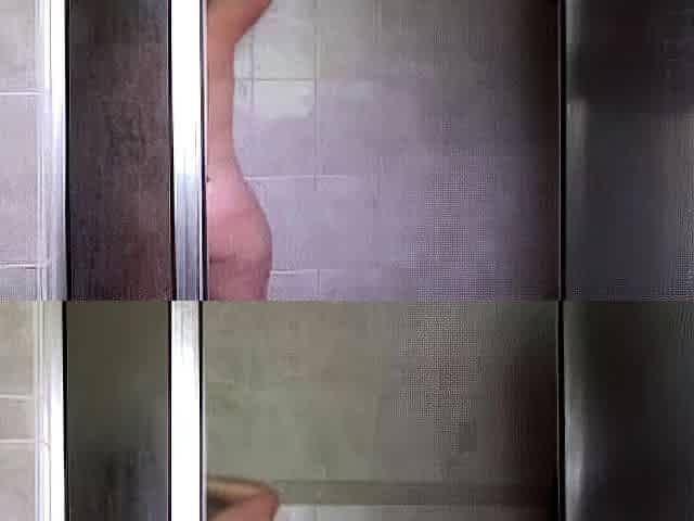 Big-Bottom MILF in the Shower