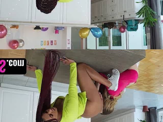Virgin Peeping Tom Gets The Best Fuck Of His Life Feat. Molly Little, Madison Wilde & Addis Fouche