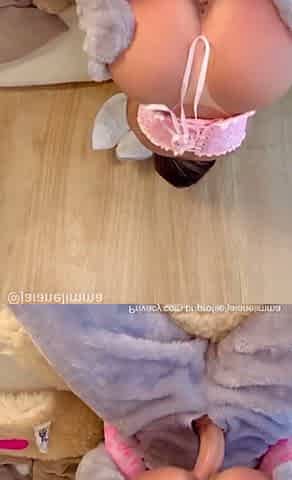 Jaiane Limma enjoys rabbit toy in homemade sensual fuck