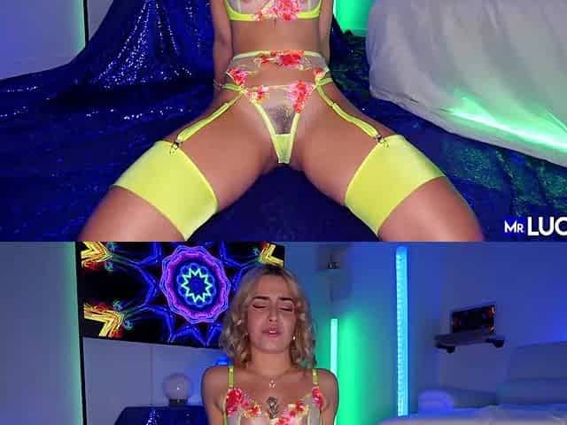 Cock Crazed Cutie Chanel Camryn Cums Like Crazy