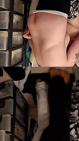 Big Tits Kneaded in Bathroom - Shower Sex
