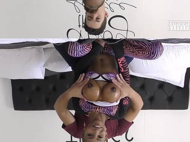 Skinny Black Bitch Gets Her Snatch Fucked by Latino Schlong - CARNE DEL MERCADO