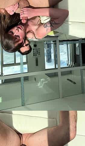 Amateur Blowjob Fun with Hot Body Brunette Babes