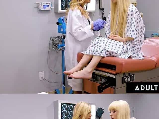ADULT TIME - Kenzie Reeves Super Soaks Her mother I'd like to fuck Doctor With Cunt Squirt! - SPANISH SUBTITLES