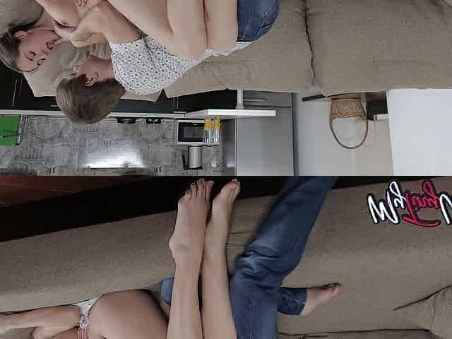 FULL Clip - Brunette hair's vagina gets pampered