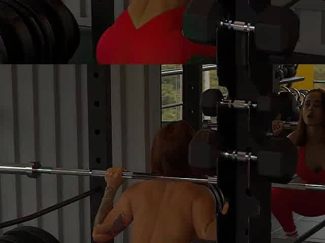 Screwing my GYM tutor at home when my SPOUSE is at work!