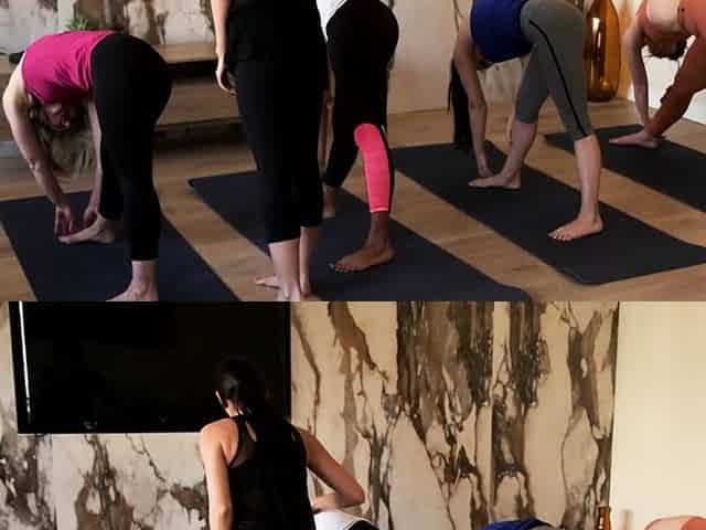 Lesbian sex with the yoga teacher