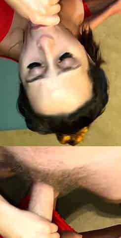 Handjob blowjob and titjob in hot pov fucking