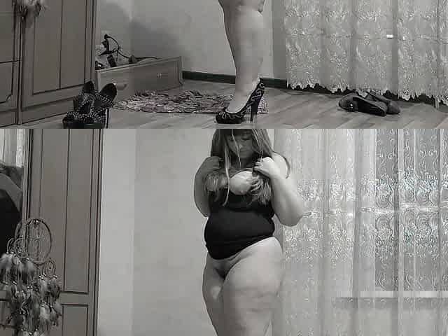 I masturbate with high heels until I climax.