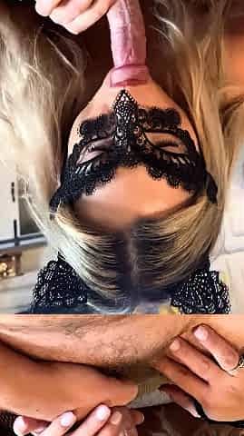 Meowriza - Sucking Cock With Big Facial Cumshot