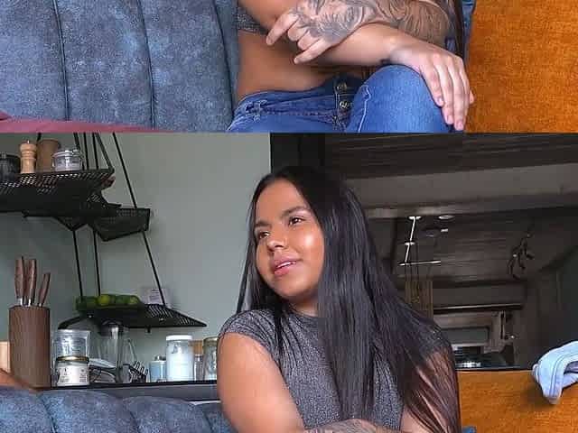 I caught my THICK LATINA roomie cheating