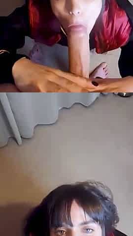 Leah Ray Petite Gets Facial After Sucking A Thick Cock