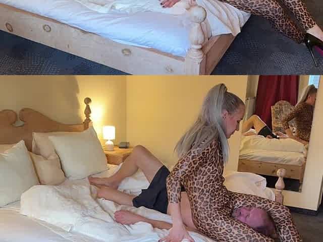 Fantasy Wrestling with Jerry Leopard Latex