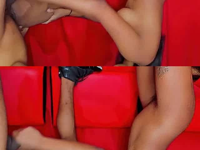 Ten Minute Oral sex And Tugjob Combo With Hawt Hispanic Chick In Ebony Underware