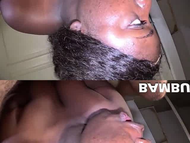 Corpulent black oral sex and cum in throat
