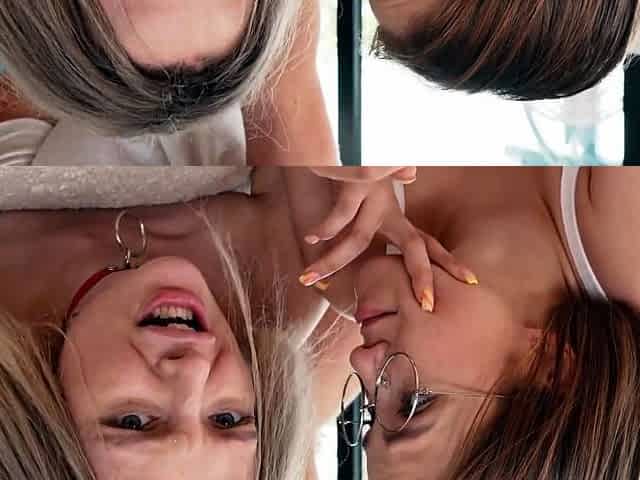 Blowjob Threesome Babes Swallow Jizz