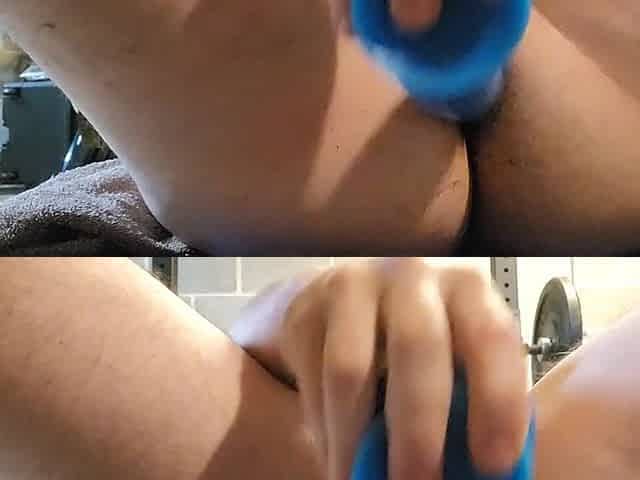 Prostate orgasm from fucking my ass with a dildo